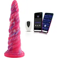 Wildolo Anal Fantasy Dildo Vibrateur avec application et télécommande 25 cm