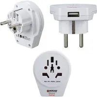 Hama World-eu + Usb Travel Wall Charger Argenté