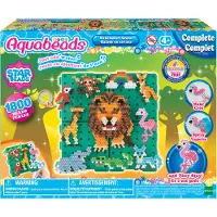AquaBeads Ensemble de perles - Wild Safari Scène - - UneTaille - Perles