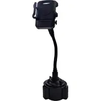 IWH Getränkehalter, Support pour smartphone, Noir