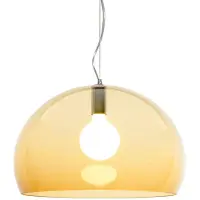 Kartell Suspension , FL/Y, dimmable, Jaune, Salon / séjour, Plastique, Design