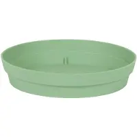 Eda Soucoupe ronde toscane - Ø28cm - Vert Laurier - Plastiques
