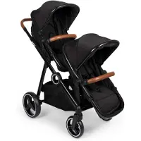 Baninni Poussette jumelle Luiz Noir