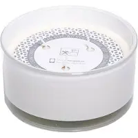 Spaas Bougie en verre parfumé 3 meches blanc - fleurs de montagne dans coffret cadeaux