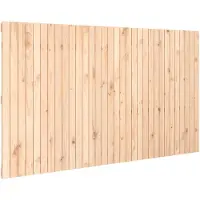 vidaXL Tête de lit murale 204x3x110 cm pin massif