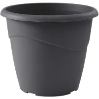 Eda Pot de Plante Rond EDA Marina Gris Foncé - Ø 40 x 33,7 cm