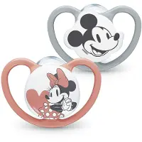 Nuk Lot 2 Sucettes Space 6-18m Minnie -