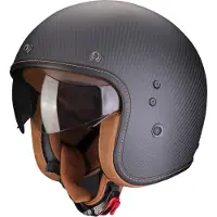 Scorpion Belfast Evo Carbon Casque Jet Mat/Carbone S unisex noir