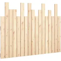 vidaXL Tête de lit murale 108x3x80 cm pin massif