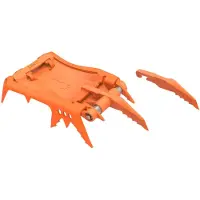 Petzl - Crampons d'alpinisme - Bloc Avant Dart - Orange