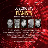 OUTHERE Bartok / Beethoven / Brahms - Legendary Pianists - Famous Piano Concertos [Compact Discs]