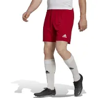 Adidas pour homme. H61735 Entrée 22 Short rouge (S), Casuel, Sport, Running, Football, Multisport, Polister recyclé, Durable