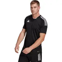Adidas Hommes, T-shirt de sport, Condivo 22 Match Day Maillot Hommes (S), Blanc, Noir, S