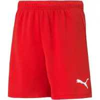 Puma Pantalon de sport 'TeamRise' rouge / blanc