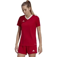 Adidas Femmes, T-shirt de sport, Entrada 22 Maillot de football Femme (S), Bleu, Rouge, S
