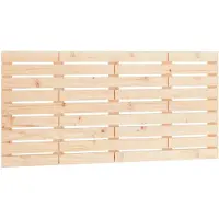 vidaXL Tête de lit murale 141x3x63 cm pin massif