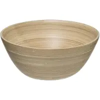Secret De Gourmet - Saladier/plats de service - bambou - beige- D25 cm