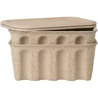 Ferm Living Boîte en Pâte à Papier - Ensemble de 2 Small