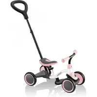Hape Draisienne Globber Learning Bike 3 en 1 White Pastel Pink