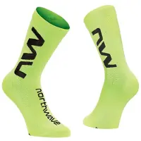 Northwave Chaussettes Vélo Northwave Extreme Air Yellow Fluo Black-Pointure 36 - 39
