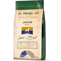 Fitmin Dog Nutritional Programme Maxi Junior Lamb&amp;Beef 12 kg pour les chiots de grande race