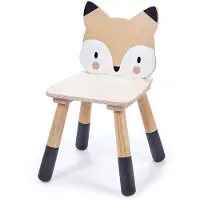 Tender Leaf Toys Chaise de jardin d'enfants Fox Junior Wood - - Multicolore - Blanc