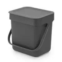 Brabantia 209888 - Schwarz - Kunststoff - Behälter - Einfarbig - Indoor - Rechteckig (209888)