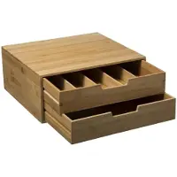 Five Organisateur De Capsules En Bambou