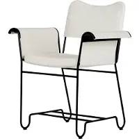 Gubi Tropique Dining Fauteuil Classic Black | Leslie 006 | Without Fringes