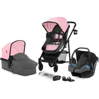 Kinderkraft poussette multifonctionnelle JULI 3 en 1 Travel System rose