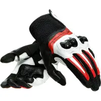 Dainese Mig 3 Unisex Noir Blanc Lava Rouge Gants Taille 2XL