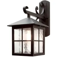 ELSTEAD Luminaires d'extérieur , Winchester BL19, Noir, Métal
