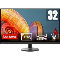Lenovo Ecran PC D32-40 66FCGAC2EU 31,5" Full HD Noir