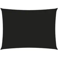 vidaXL Voile de parasol tissu oxford rectangulaire 3,5x5 m noir