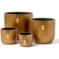 Capi Ensemble de jardinière 4 pcs Lux Retro Doré