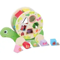 Marionette Marionnette - Formes Tortue - Avec Roues - 5 Blocs - 1 set