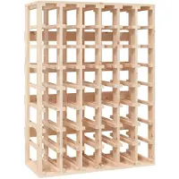 vidaXL Casier à vin 70x33x94 cm Bois de pin massif