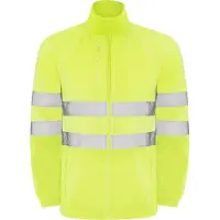 Roly HV9305 | Altair Veste polaire Hi-Viz avec bandes réfléchissantes - Couleur : Fluor Yellow 221 - Taille : M