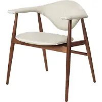 Gubi Masculo Chaise de Salle à Manger American Walnut | Eero Special FR, Dedar (106)