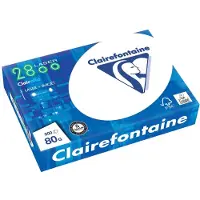 Clairefontaine Papier copieur CLAIR2800 - format A4 - 80 g/m² - ultra blanc - 5 x 500 feuilles