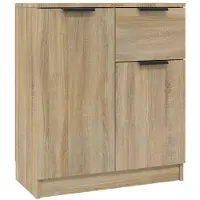 vidaXL Sideboard chêne Sonoma 60x30x70 cm Matériau dérivé du bois