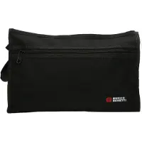 Enrico Benetti Trousse de toilette noire - trousse de voyage spacieuse avec compartiments, 30 cm