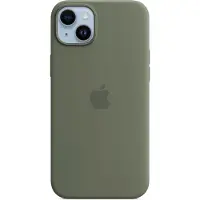 Apple Coque en silicone MagSafe iPhone 14 Plus - Olive