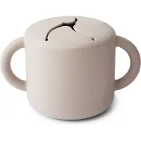 Mushie Baby Snack Cup tasse pour les collations Ivory 1 pcs