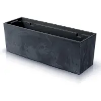 Prosperplast URBI CASE BETON EFFECT Pot de fleurs - Anthracite