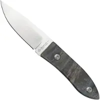 Maserin AM22, 923-RB Blue Poplar Burl, couteau fixe, Atillio Morotti design