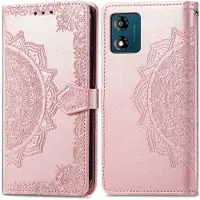 IMoshion Etui de télephone Mandala Motorola Moto E13 - Rose Doré