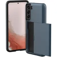 IMoshion Coque arrière avec porte-cartes Samsung Galaxy S22 - Bleu foncé
