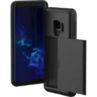 IMoshion Coque arrière avec porte-cartes pour Samsung Galaxy S9 - Noir