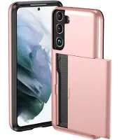 IMoshion Coque arrière avec porte-cartes Samsung Galaxy S22 - Rose Doré